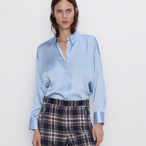 SATIN TOP - Picture 2 of 7